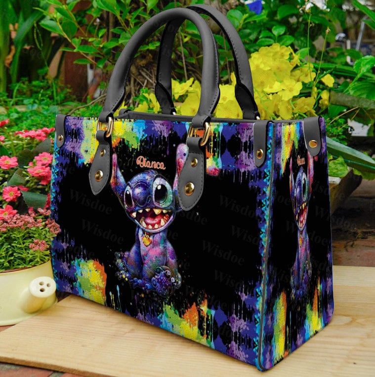 Discover Colorful Stitch Leather Bag Handbag,Stitch Women Bags Purses,Stitch Lovers Handbag
