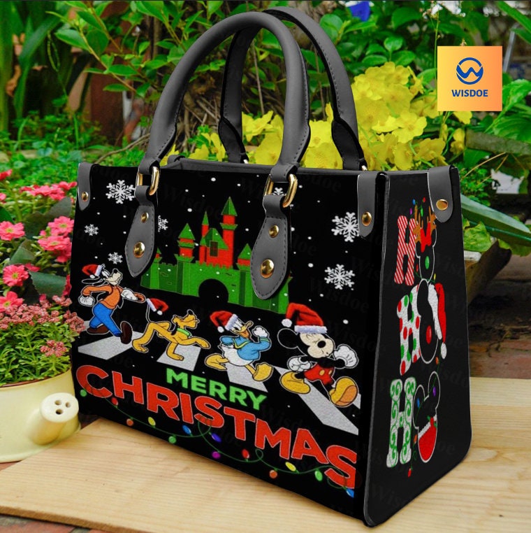 Discover Mickey and Friends Women Leather Bag Handbag