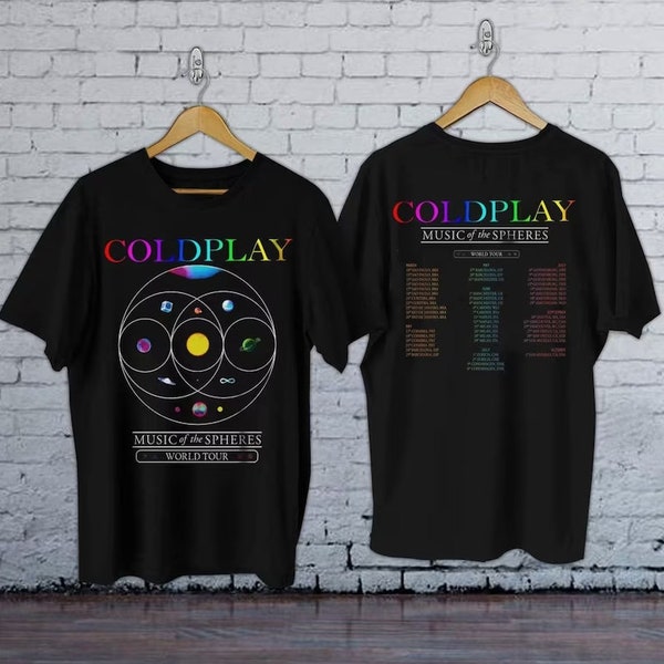 Coldplay Merch Etsy