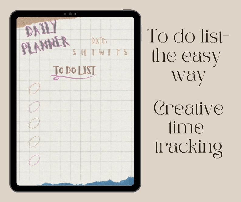 ADHD Daily Planner Digital Printable Adult ADHD Organizer, Planner, Diary, Journal, Daybook