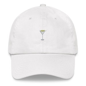 Dirty Martini Cocktail Dad Hat