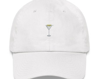 Dirty Martini Cocktail Dad Hat