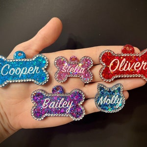 Custom bling dog tags hot sale