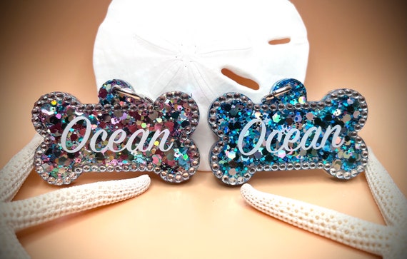Rhinestone dog cheap tag