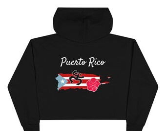 Sudadera con capucha corta - Mamá de la Fuerza Aérea -Puerto Rico