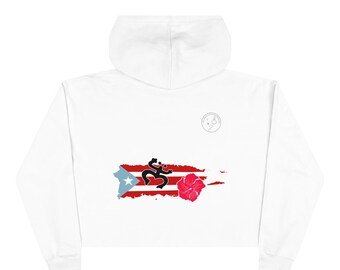 Sudadera con capucha corta - Puerto Rico