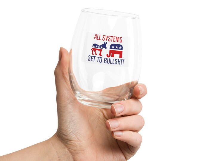 All Systems Set To Bullshit Glassware