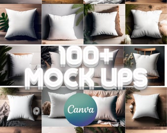 100+ Cushion Mockups | Pillow Mock up Bundle | Modern Mock Up | Photograph Styled |Stock Photo Template|Complete Solution | Digital Download