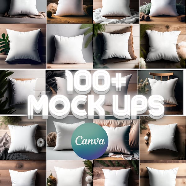 100+ Cushion Mockups | Pillow Mock up Bundle | Modern Mock Up | Photograph Styled |Stock Photo Template|Complete Solution | Digital Download