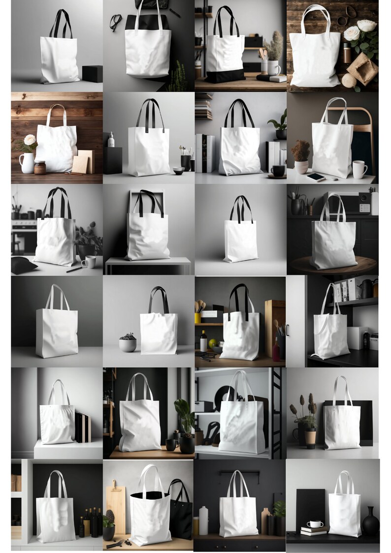 50 Tote Bag Mockups Shopping Bag Designer Tote Mockups Etsy