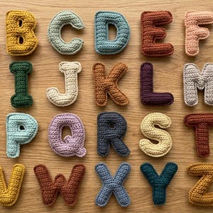 Alphabet Crochet Pattern, ABC Amigurumi Letters Tutorial DIY (Beginner Friendly PDF)