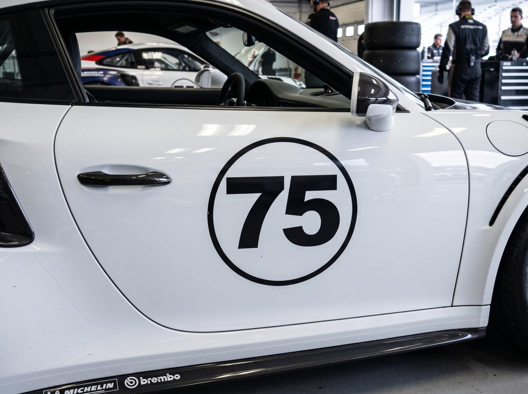 Personalized Racing Number Decals Set, Motorsport Vinyl Stickers, Track ...