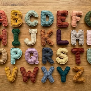 Alphabet Crochet Pattern, ABC Amigurumi Letters Tutorial DIY (Beginner Friendly PDF)