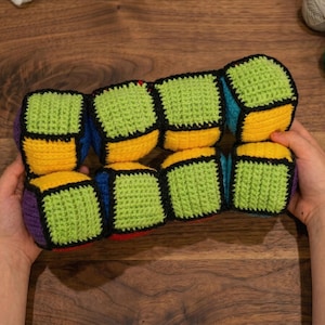 Crochet Pattern Infinity Cube, Amigurumi Fidget Toy, Sensory Montessori Baby Toy