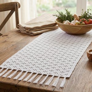Elegant Crochet Table Runner Pattern (PDF Download)