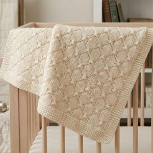 Baby Decke Strickmuster PDF, Kuscheldecke Kuscheldecke, Strickmuster, Neugeborene Kinderwagen (Instant Download)