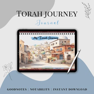 Torah Portions, Bible Study, Digital Planner, Messianic Believers, Torah Observant, Bible Journal, Torah Journal, Goodnotes compatible