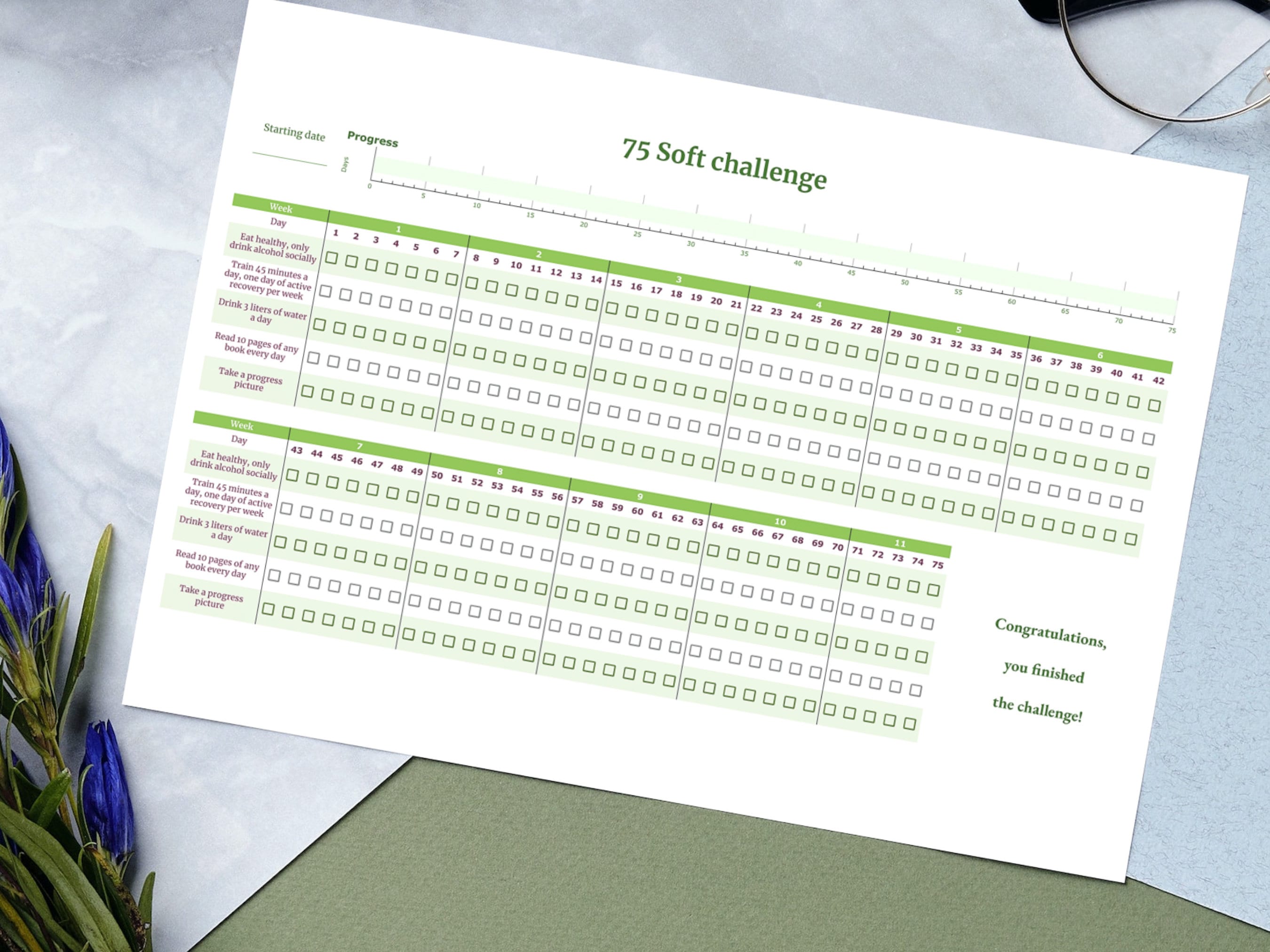 75 SOFT CHALLENGE TRACKER PDF visual data 7