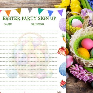Editable Easter Sign up Sheet - Il 300x300.5843872850 Ha4f