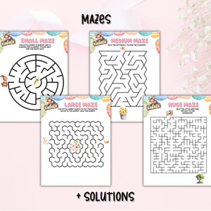 Easter Activity Pack- Coloring Pages, Easter Games. Kids Busy Book ...