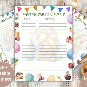 Editable Easter Sign up Sheet - Il 300x300.5843872368 Fiwz