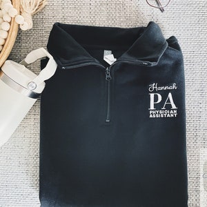 Personalized Gift For Physician Assistant Sweatshirt graduation gift for PA gift for physician assistant gift Physician Assistant Crew Neck