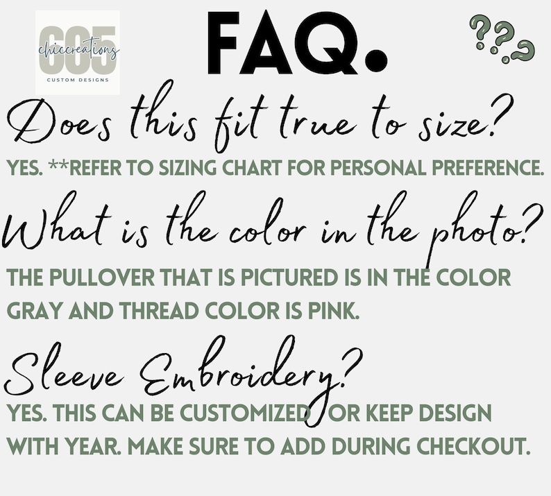 Puede incluir: FAQ. &iquest;Esta talla corresponde a la talla real? S&Iacute;. **CONSULTA LA TABLA DE TALLAS PARA TUS PREFERENCIAS PERSONALES. &iquest;Cu&aacute;l es el color de la foto? EL JERSEY QUE APARECE EN LA FOTO ES DE COLOR GRIS Y EL COLOR DEL HILO ES ROSA. &iquest;Bordado en la manga? S&Iacute;. ESTO SE PUEDE PERSONALIZAR O MANTENER EL DISE&Ntilde;O CON EL A&Ntilde;O. ASEG&Uacute;RATE DE A&Ntilde;ADIRLO DURANTE EL PAGO.