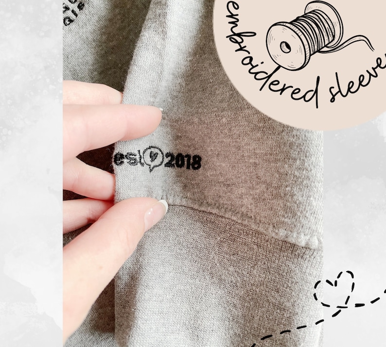 Personalized SLP embroidered quarter zip with sleeve embroidery for SLP