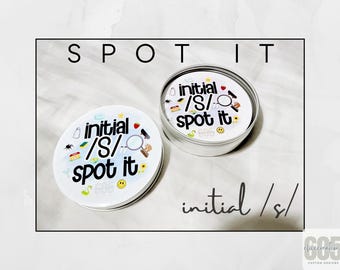 Speech Therapy Game S Sound Practice Spot It Style Educational Card Language Development Articulation School Speech Pathologist Tool