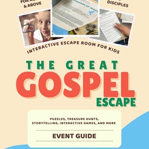 The Great Gospel Escape | Bible Escape Room for Kids | Interactive Church Game