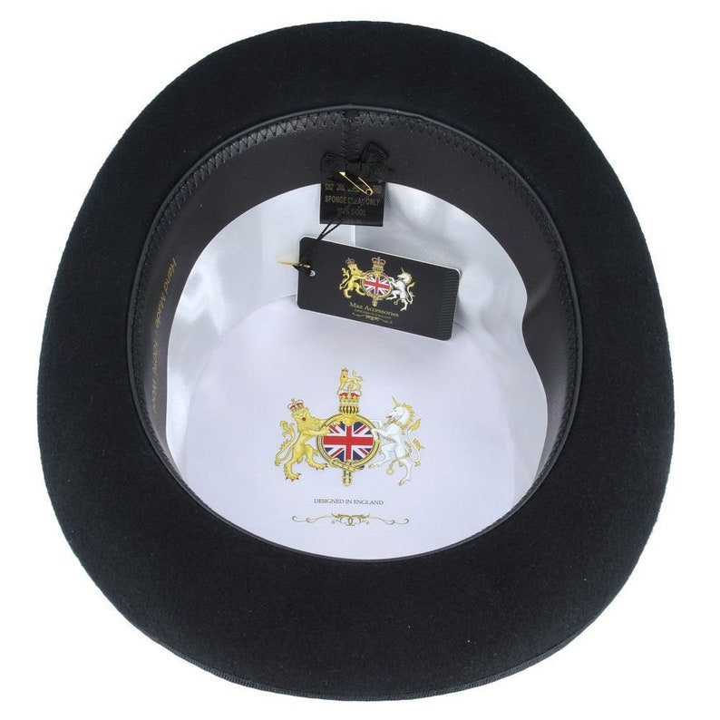 Top Hat 100 Wool Classic Look Formal Event Party Ascot Hat Dressage