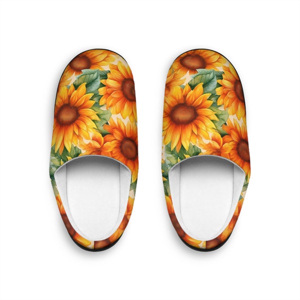 Sunflower Bath Slippers Etsy