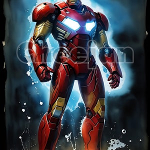 Ironman Poster | Digitaler Download | Wandkunst