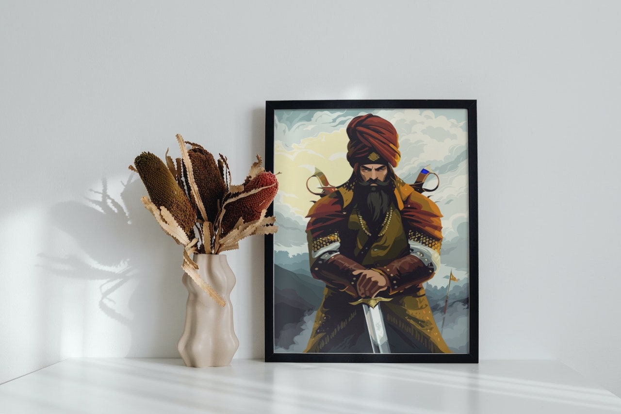 Buy Hari Singh Nalwa Wall Art Digital PDF Vector File HD Photo buy-hari-singh-nalwa-wall-art-digital-pdf-vector-file-hd-photo