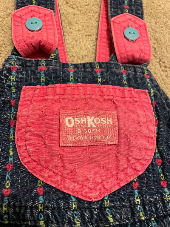 80's Vintage OSHKOSH B'gosh 2T toddler Girl's shor