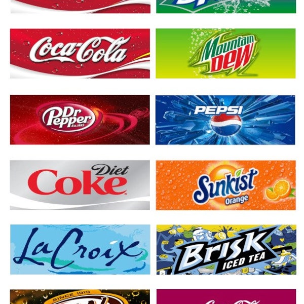 Pepsi Vending Machine Labels - Etsy