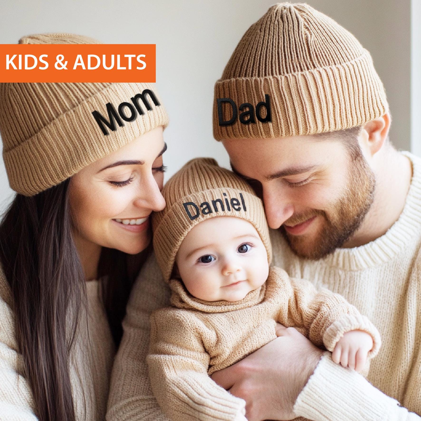 Embroidered Name newborn Beanie Hat, Personalized Hat, Kids Name Hat, Unisex Toddler Hat, Newborn Hat, Baby Shower Gift, Christmas Kids