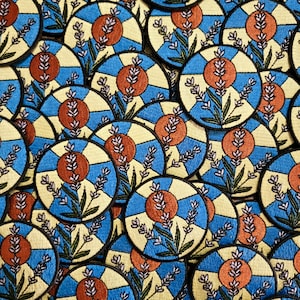 the lavender embroidered patch