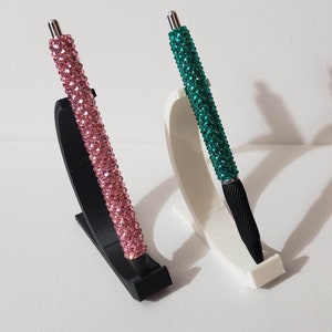 3D Printed Rhinestone Pen Holder and Display- Pen Display, Vendor Booth Displays, Photography Display, Craft Pen Holder, Bling Pen Display