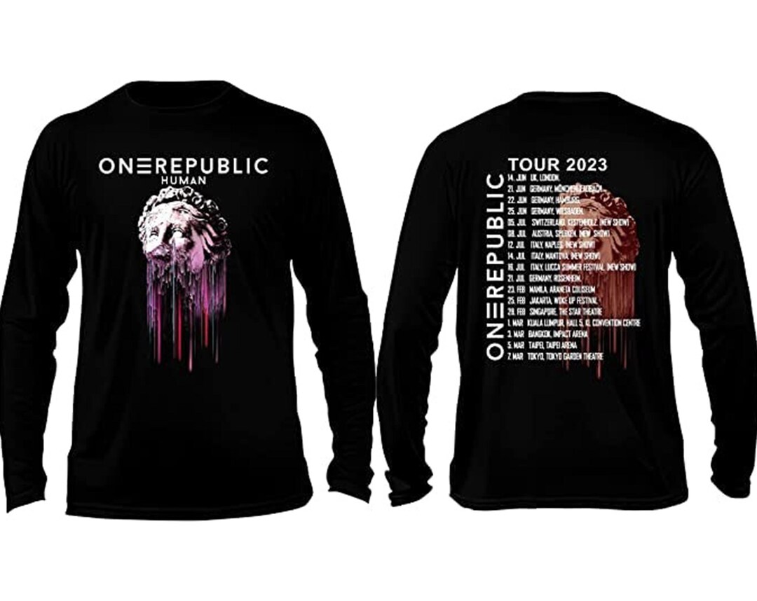 Onerepublic 2023 Europe Tour Shirt Onerepublic Band Fan Etsy UK