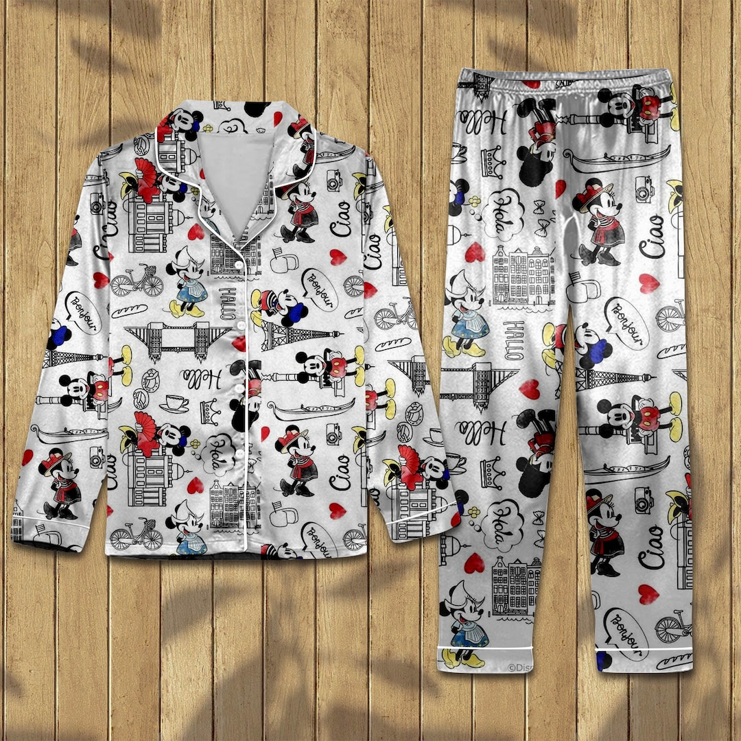 Mickey Christmas Pajama Set Custom Matching Family Pajamas - Etsy