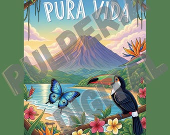 Pura Vida: A Costa Rican Coloring Book (First Edition)