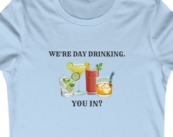 Beber durante o dia - camiseta favorita das mulheres