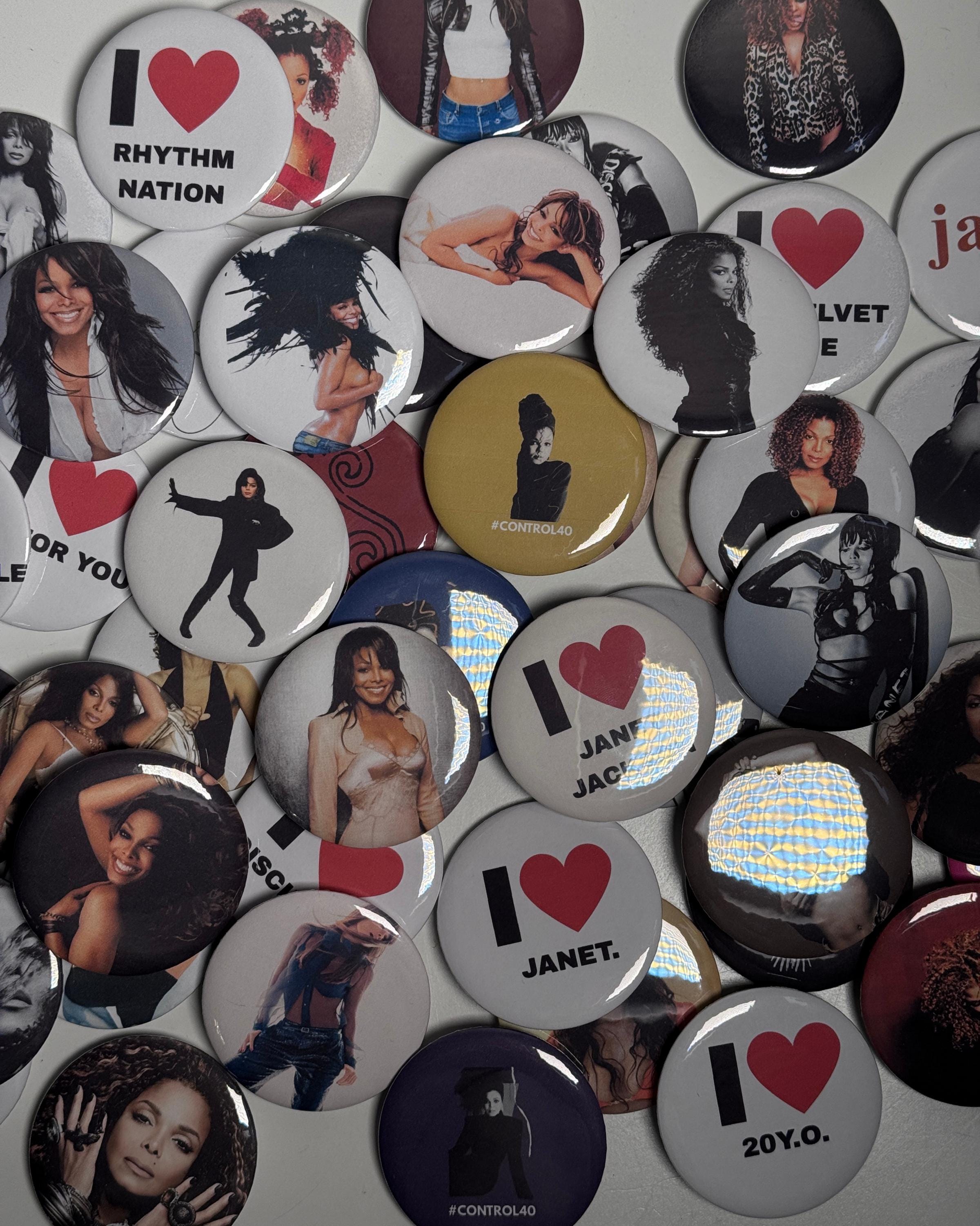 Janet Jackson Rhythm Nation Pin - Etsy