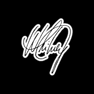 Whitney Houston Signature Sticker