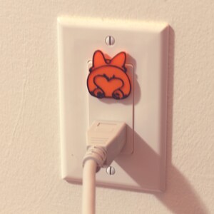 Cute Animal Corgi Bum Power Outlet Safety Cover For Canada/US/Japan/Mexico image 4