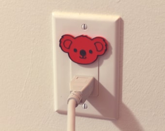 Schattig dier Koala Power Outlet Safety Cover (voor Canada / VS / Japan / Mexico)