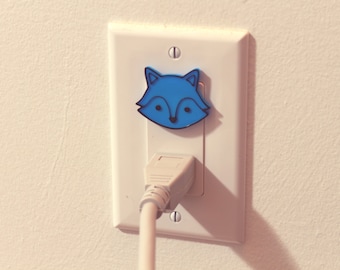 Cute Animal Fox Power Outlet Safety Cover (For Canada/US/Japan/Mexico)