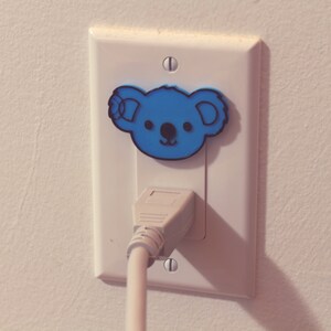 Cute Animal Koala Power Outlet Safety Cover For Canada/US/Japan/Mexico image 2