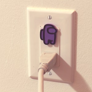 Cute Among Us Crewmate Power Outlet Safety Cover For Canada/US/Japan/Mexico image 4